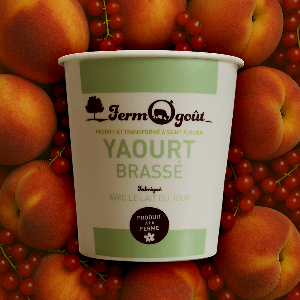 Yaourt Peche groseille 125gr