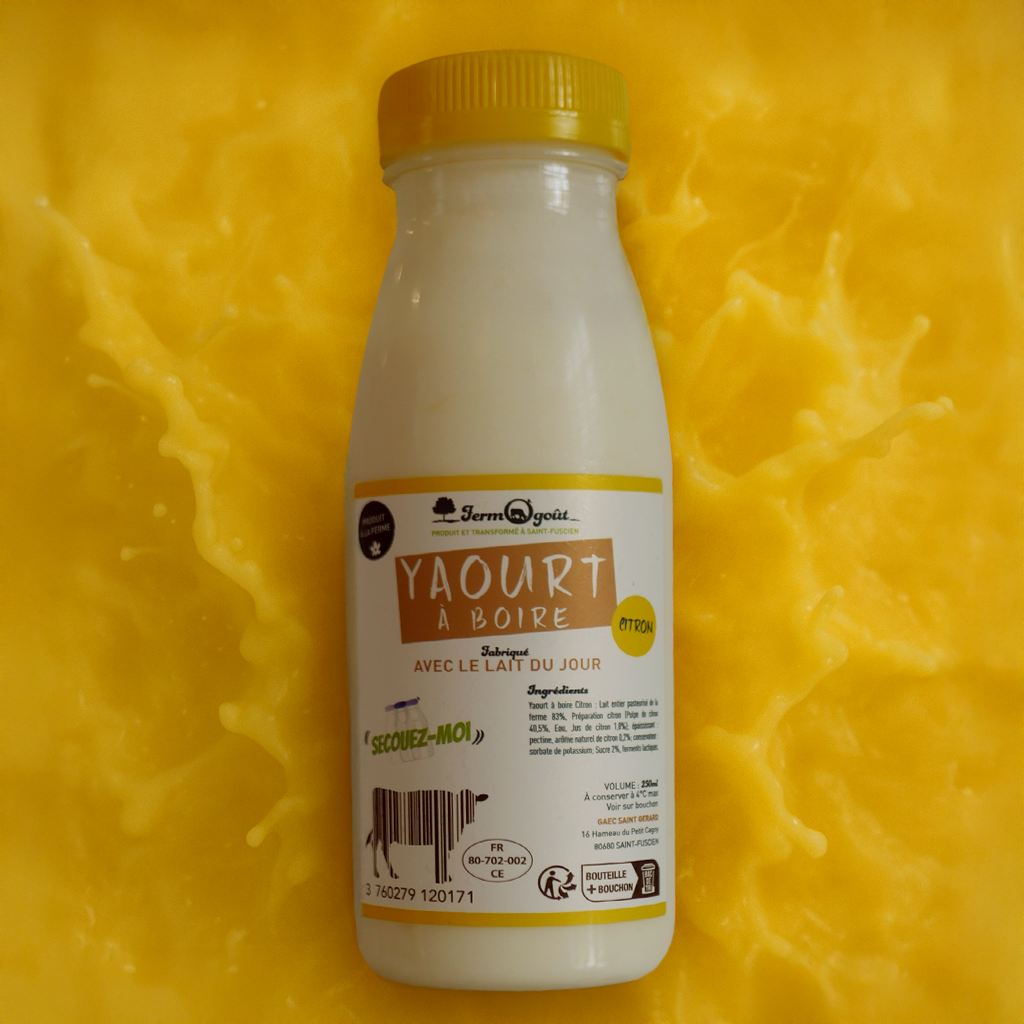 Yaourt à boire citron 250 ml