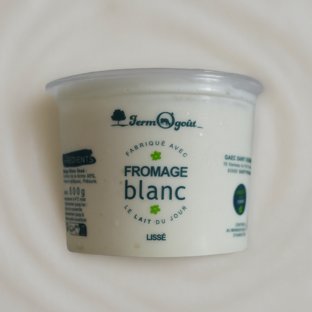 Fromage blanc lissé 500gr