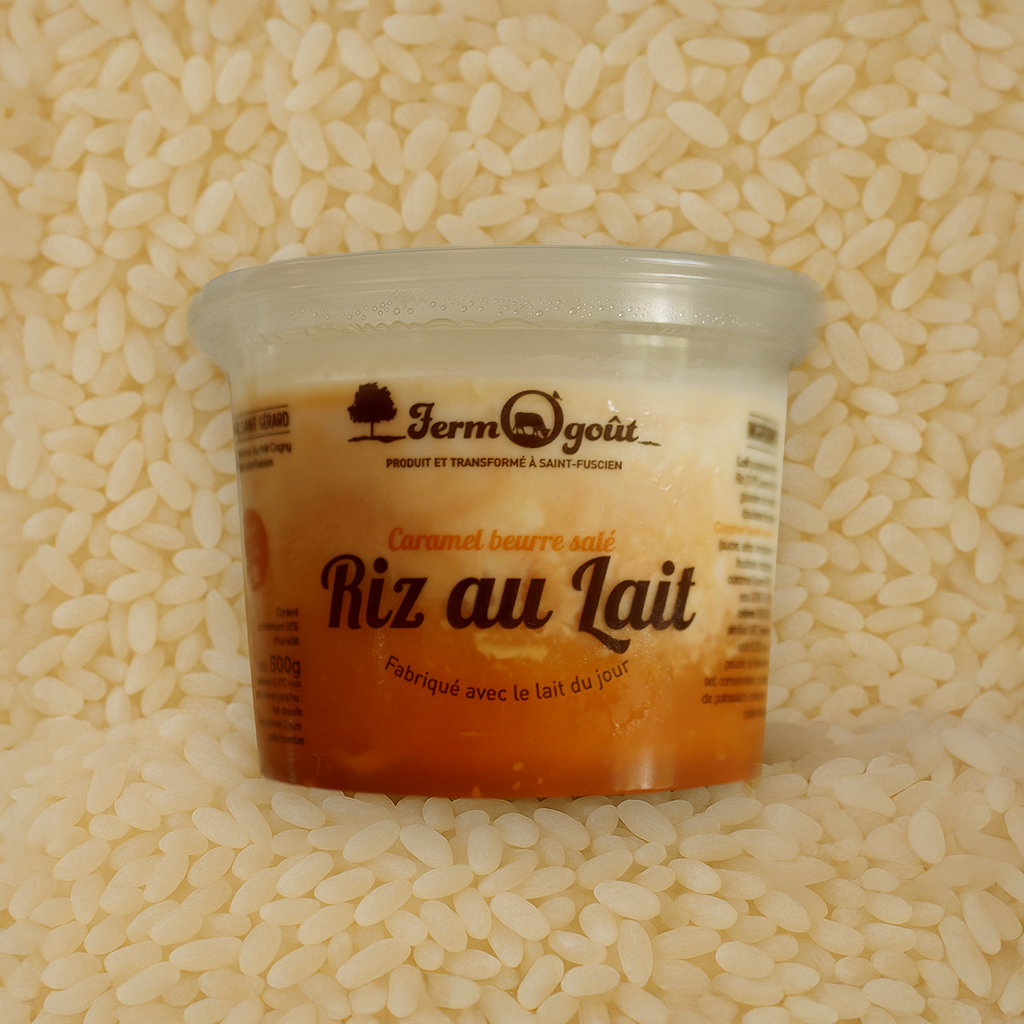 Riz au lait caramel 500gr