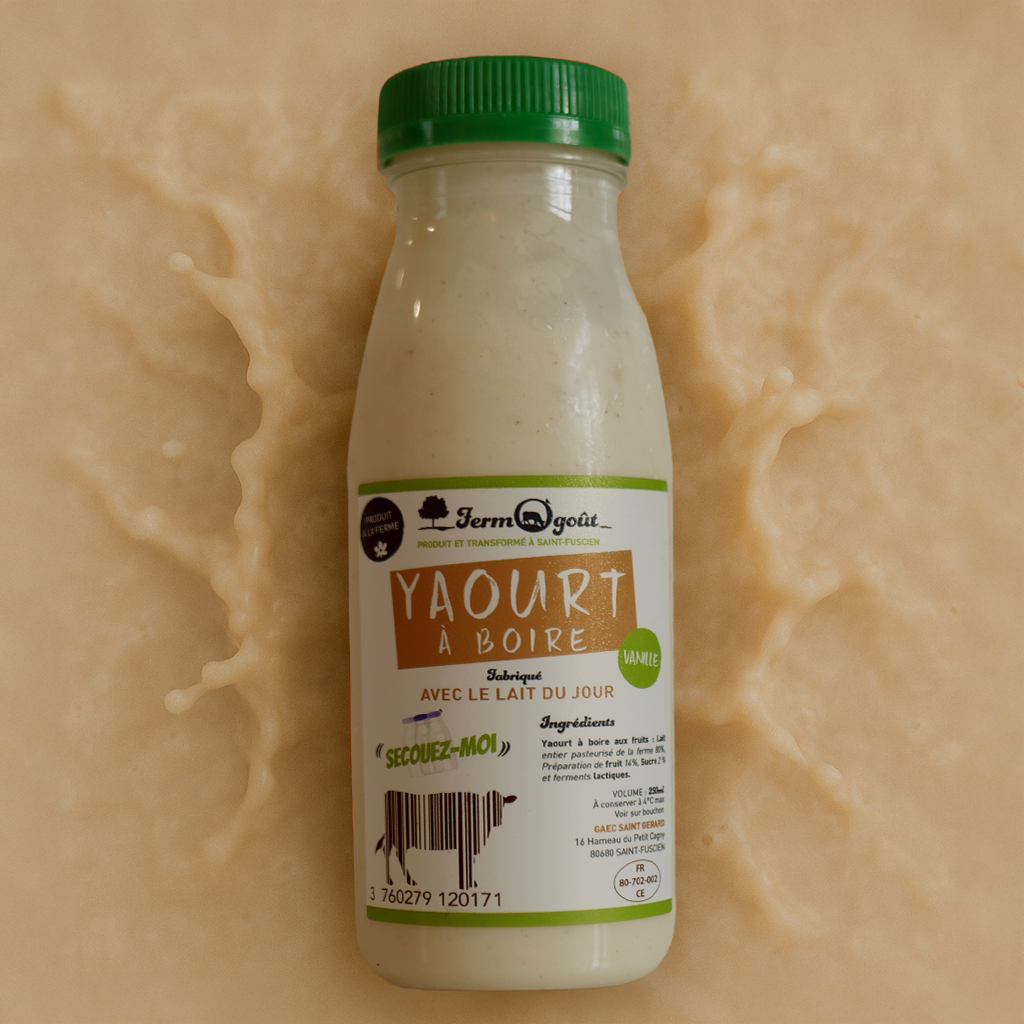Yaourt à boire vanille 250 ml